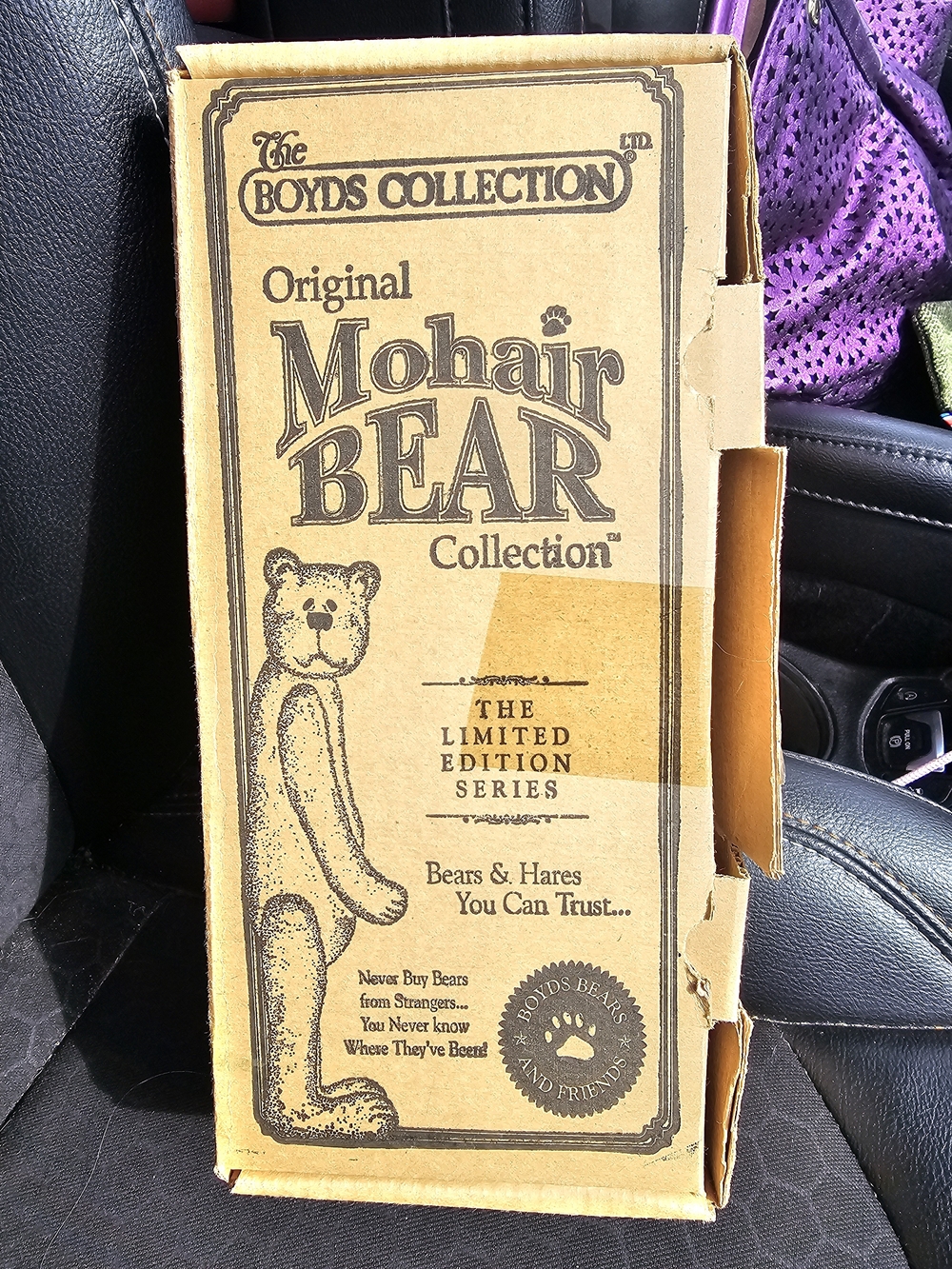 Boyds Bears Mohair Bear Collection Box - Brown, Tan
